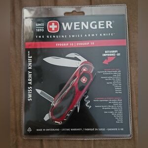 Wenger Evogrip 10 Red Swiss Army Knife (BRAND NEW)